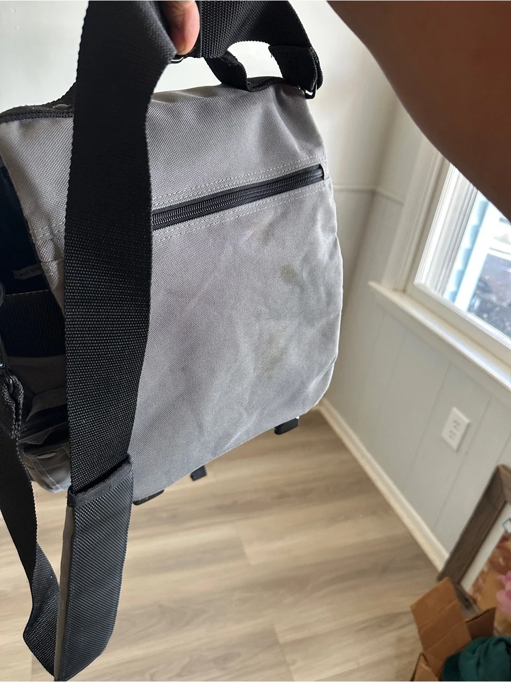 Anvil Tactical Messenger Shoulder Bag Grey Utility Multi Pocket Crossbody